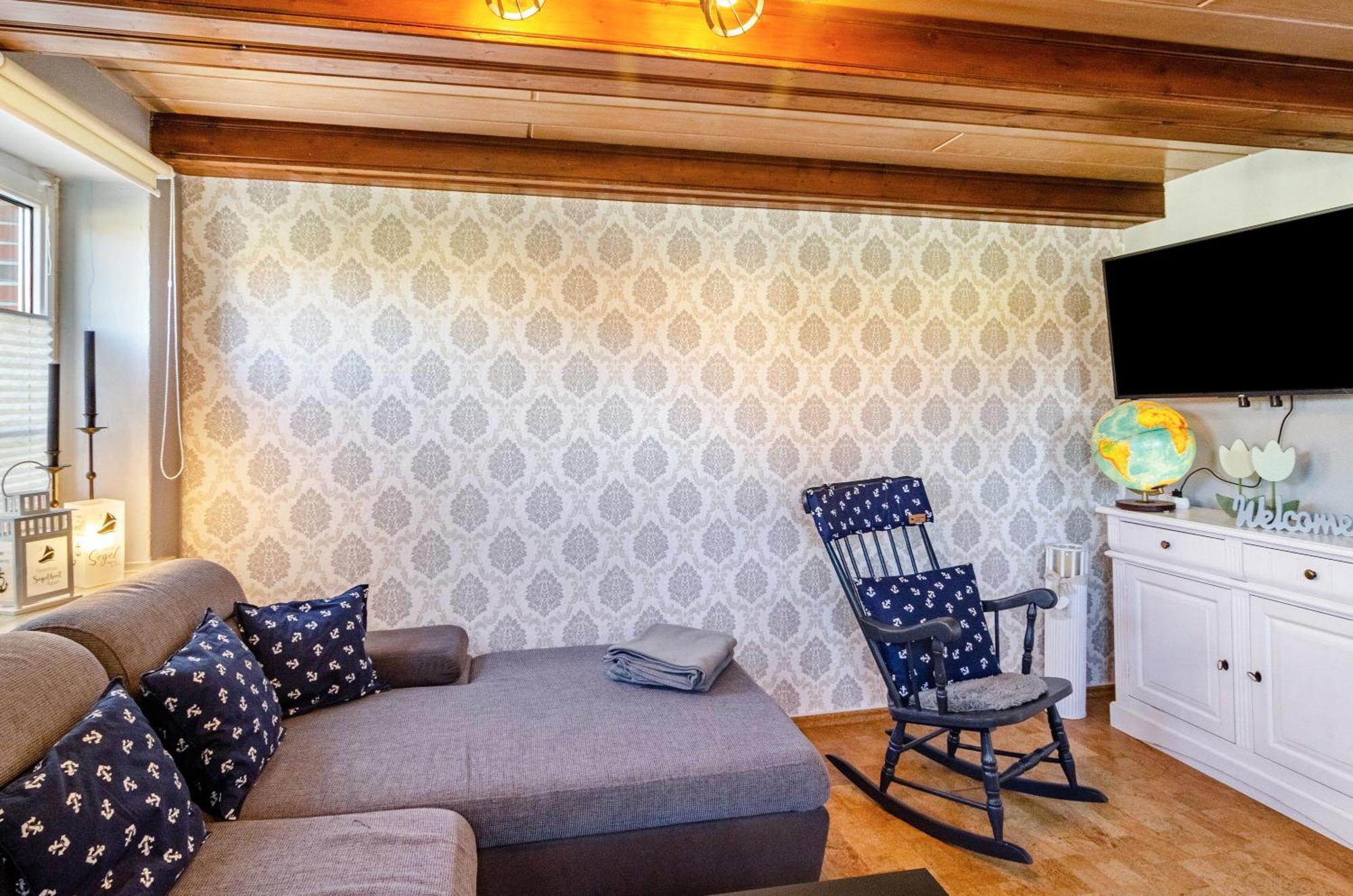 Ferienhaus Segelboot Krummhörn Buitenkant foto